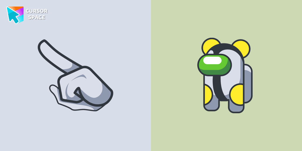 Among Us Cannonbolt Character cursor cursor pack